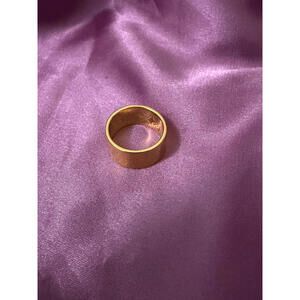 (SOLD) LETTI NY Pat Minimalist Ring (9mm) in Gold (Size 5)